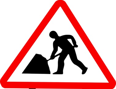 men at work sign